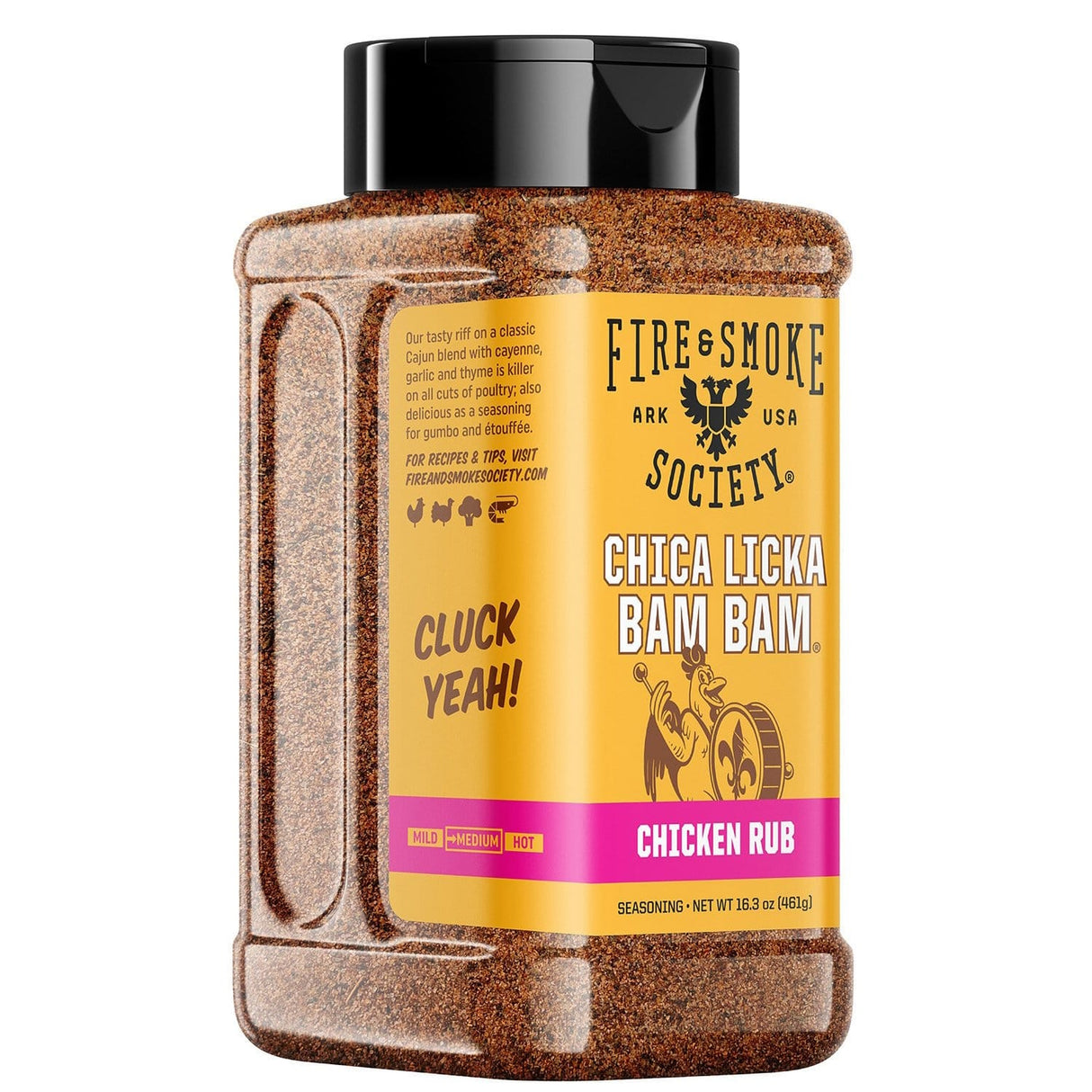Fire & Smoke Society | Chica Licka Bam Bam BBQ Seasoning | Chicken Rub 16.3 oz.