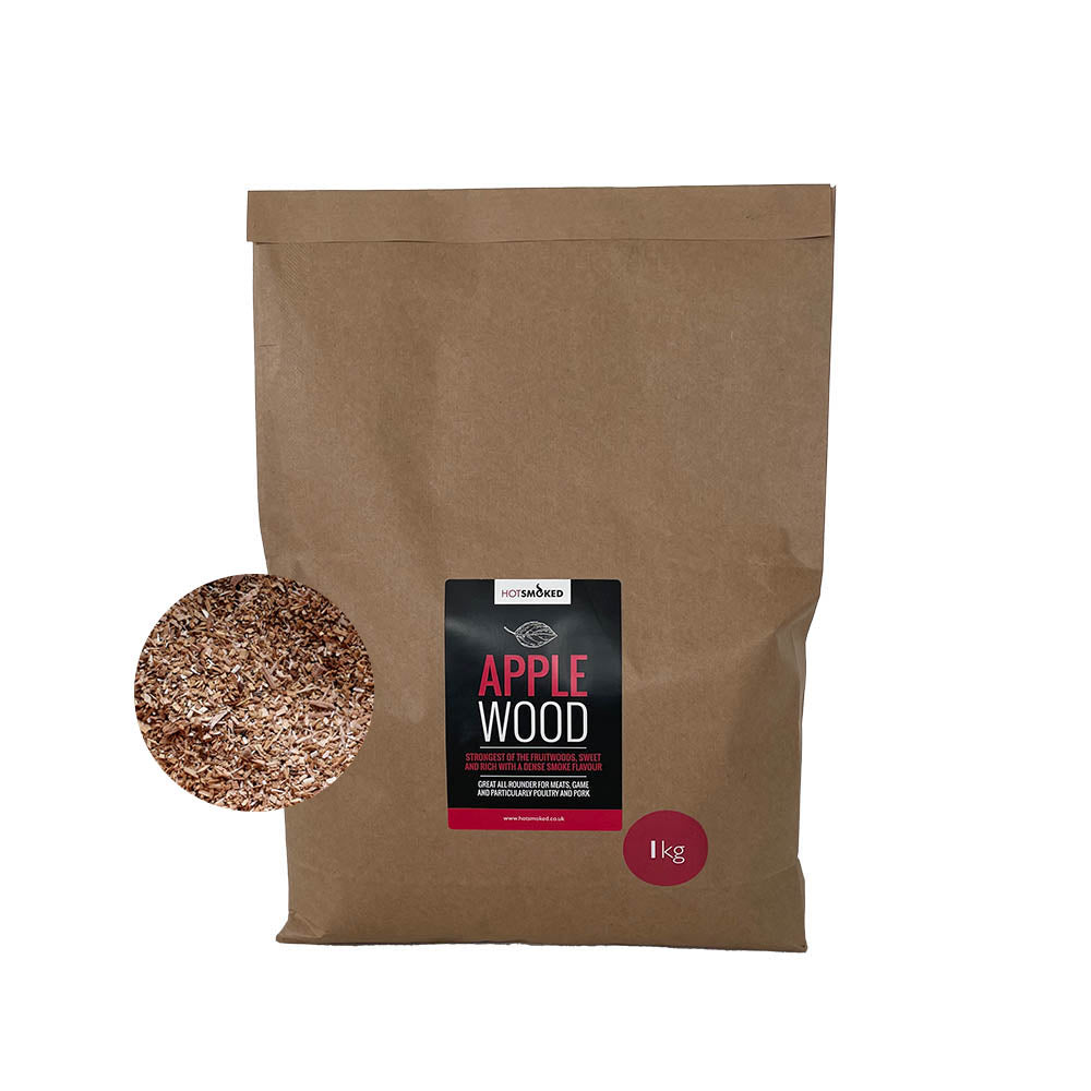 Apple Wood Smoking Dust on white