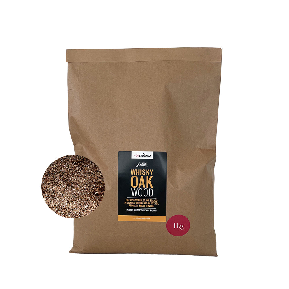 Whisky Oak Wood Smoking Dust in kraft package