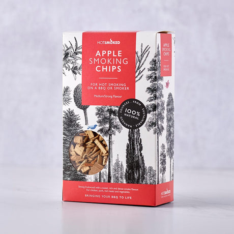 HotSmoked Apple Smoking Chips gray background