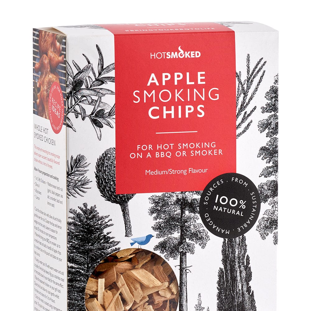 HotSmoked Apple Smoking Chips close up
