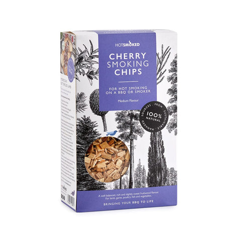 HotSmoked Cherry Smoking Chips front view white background