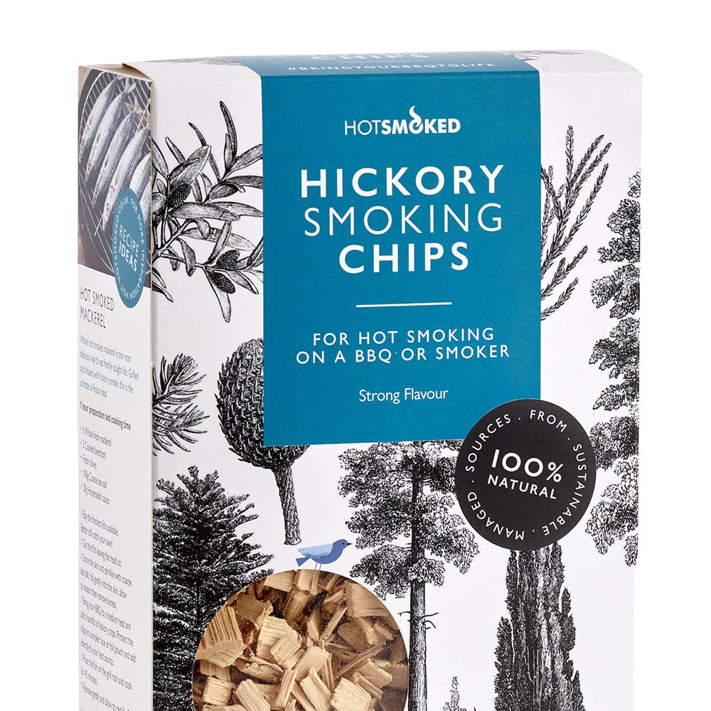 HotSmoked Hickory Smoking Chips close up