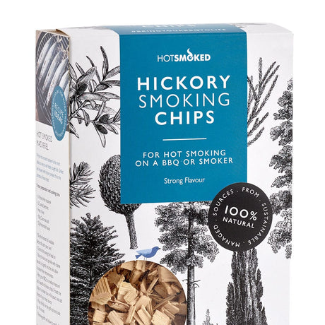 HotSmoked Hickory Smoking Chips close up