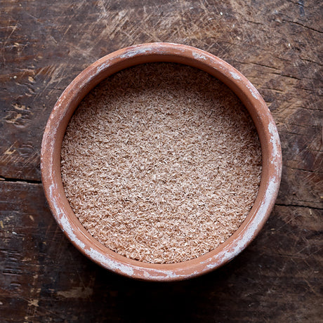 Maple Wood Smoking Dust top view of sample in bowl