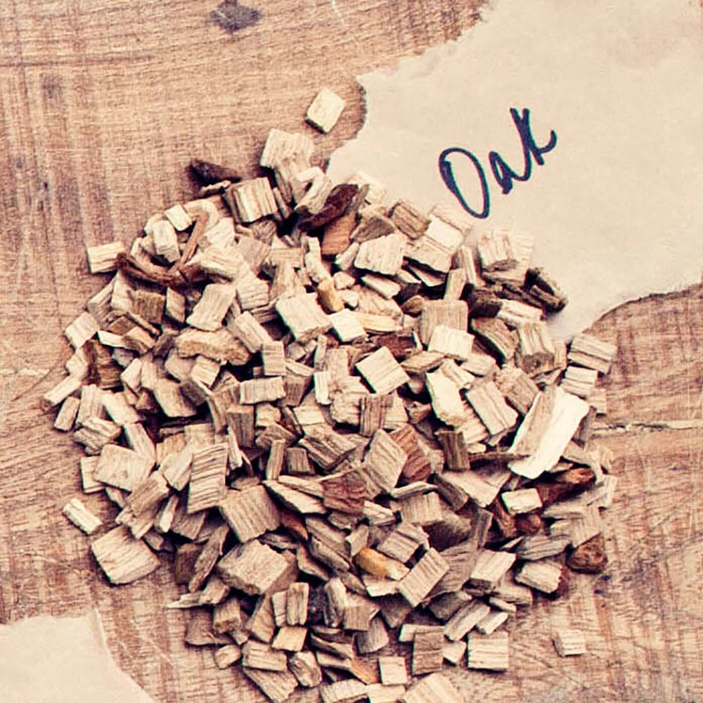 HotSmoked Oak Bulk Wood Chips pile of chips