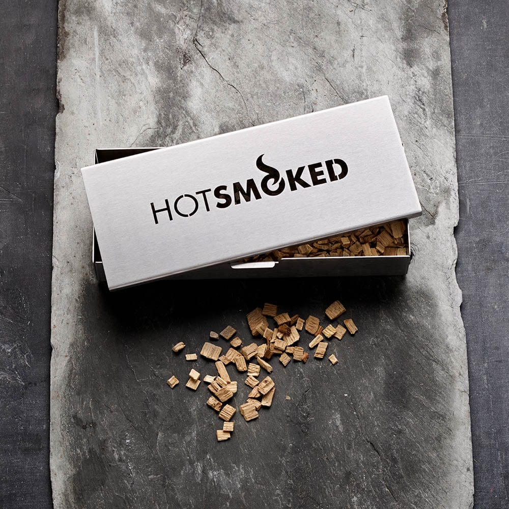 Hot Smoke in a Box package on stone tablet