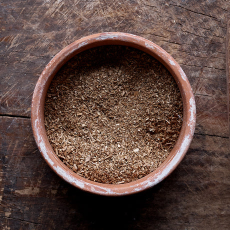 Whisky Oak Smoking Wood Dust top view of sample in bowl