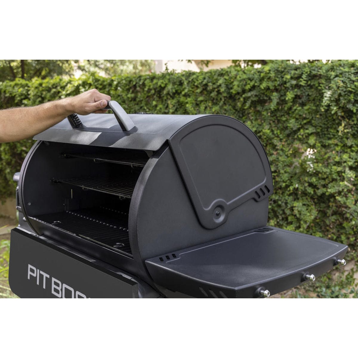 Pit Boss Grills Competition Series 1600 open right side shelf
