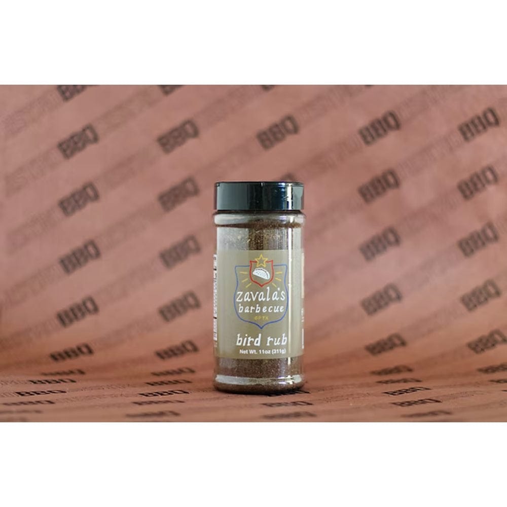 Zavala’s Barbecue Bird Rub bbq paper background