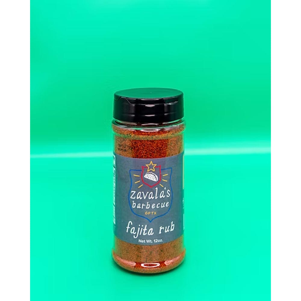 Zavala's Barbecue Fajita Rub green background