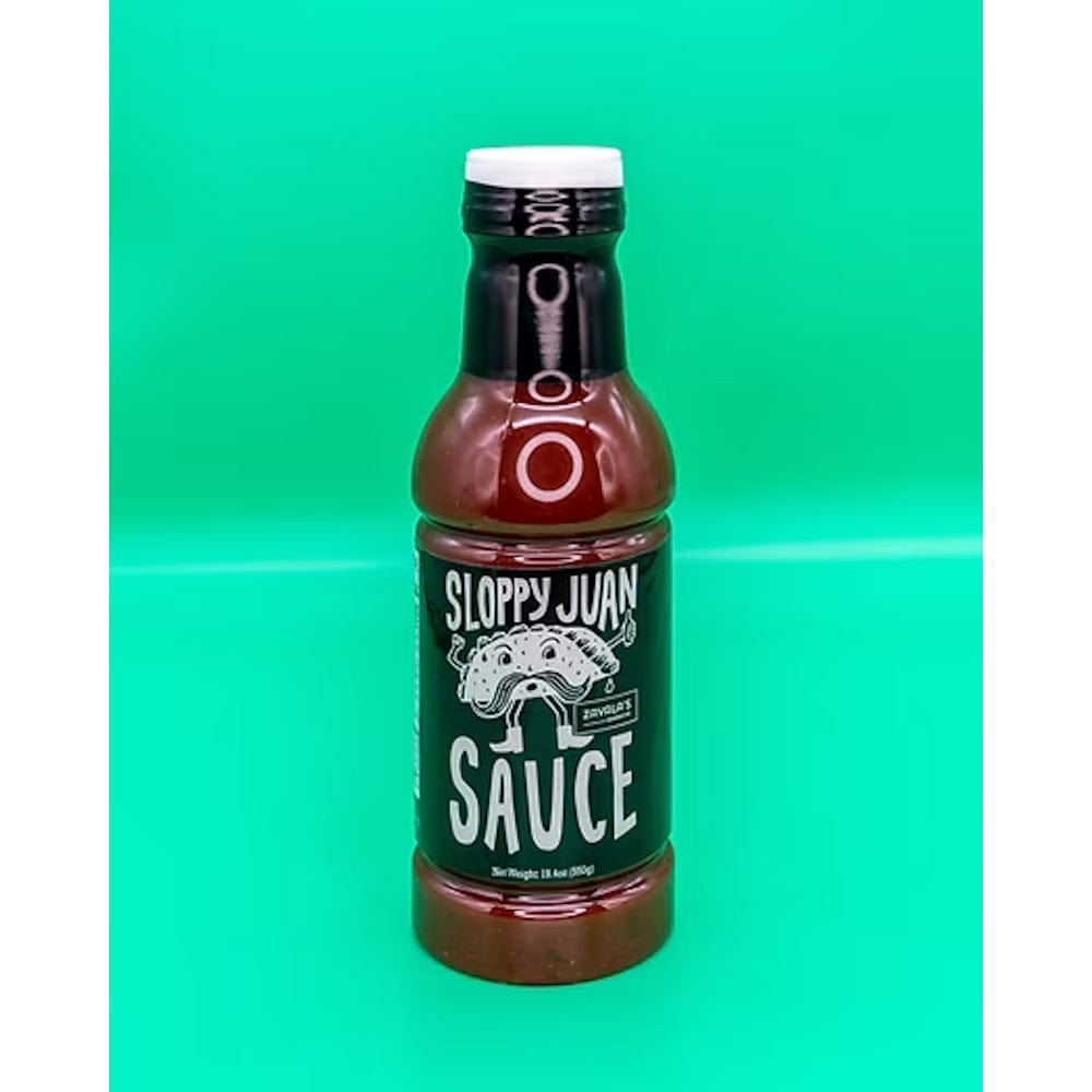 Zavala's Barbecue Sloppy Juan Sauce green background