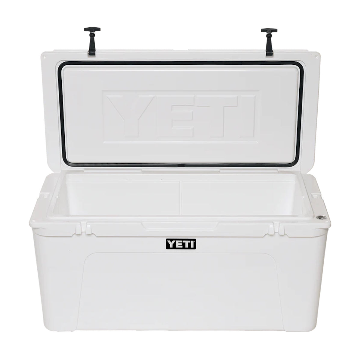 YETI Tundra 125 Cool Box front view open lid