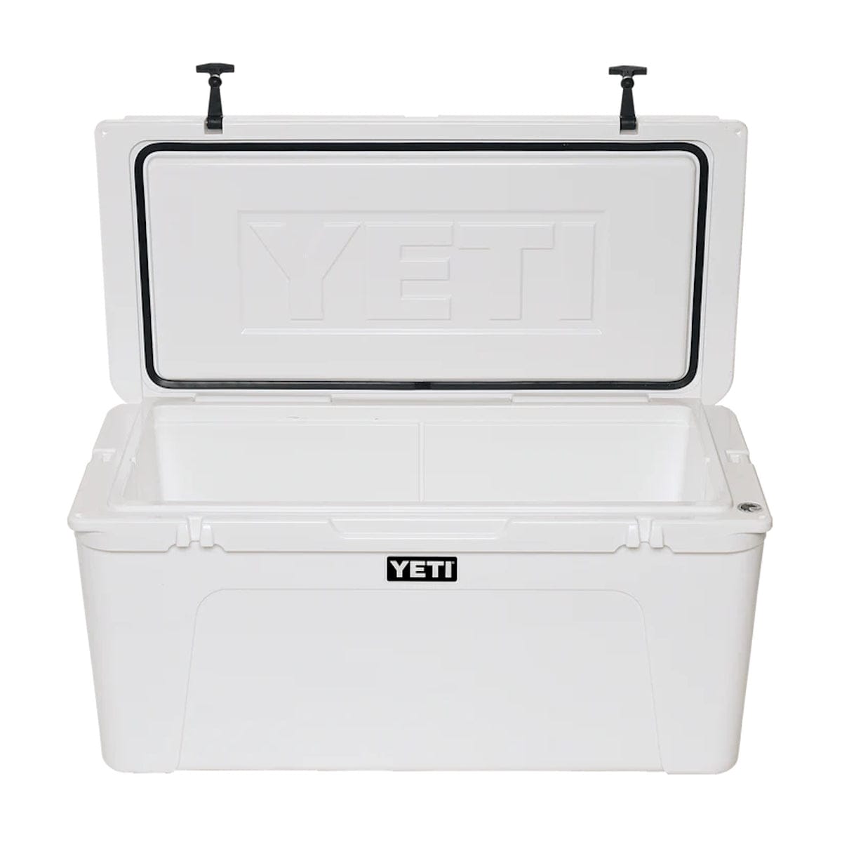 YETI Tundra 125 Cool Box front view open lid