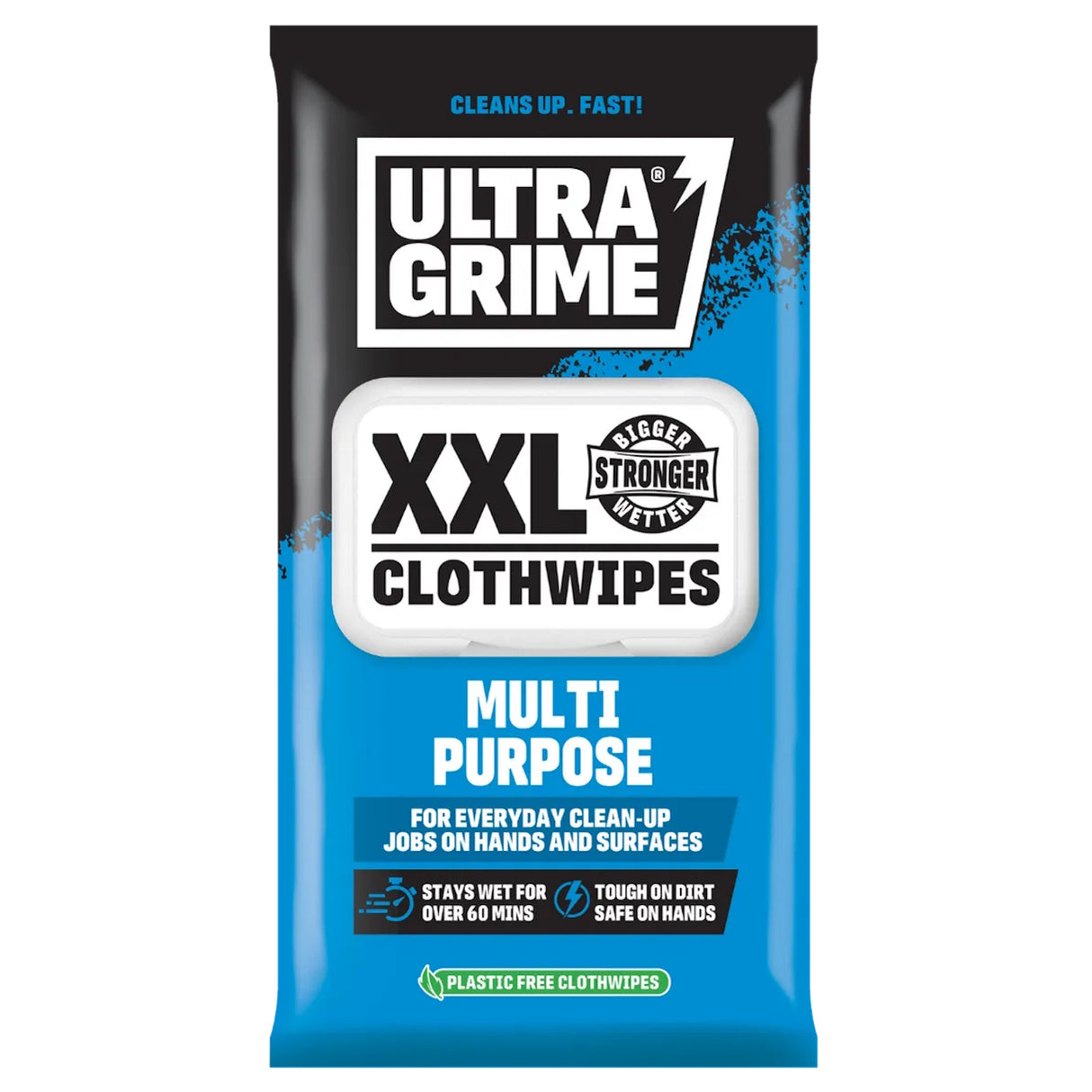 UltraGrime | Multi-Purpose Original XXL Clothwipes | 40 Pk Clothwipes
