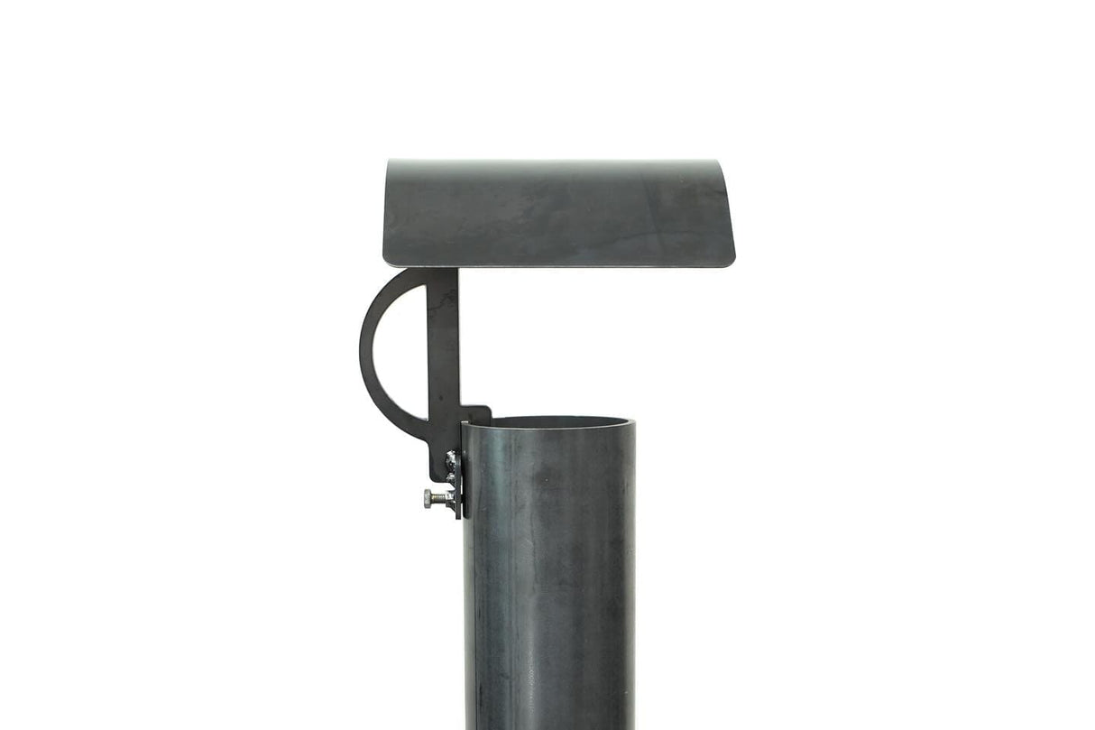 Workhorse Pits Smoke Stack Cover side view on white