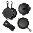Pit Boss 6 Piece Cast Iron Starter Set all items