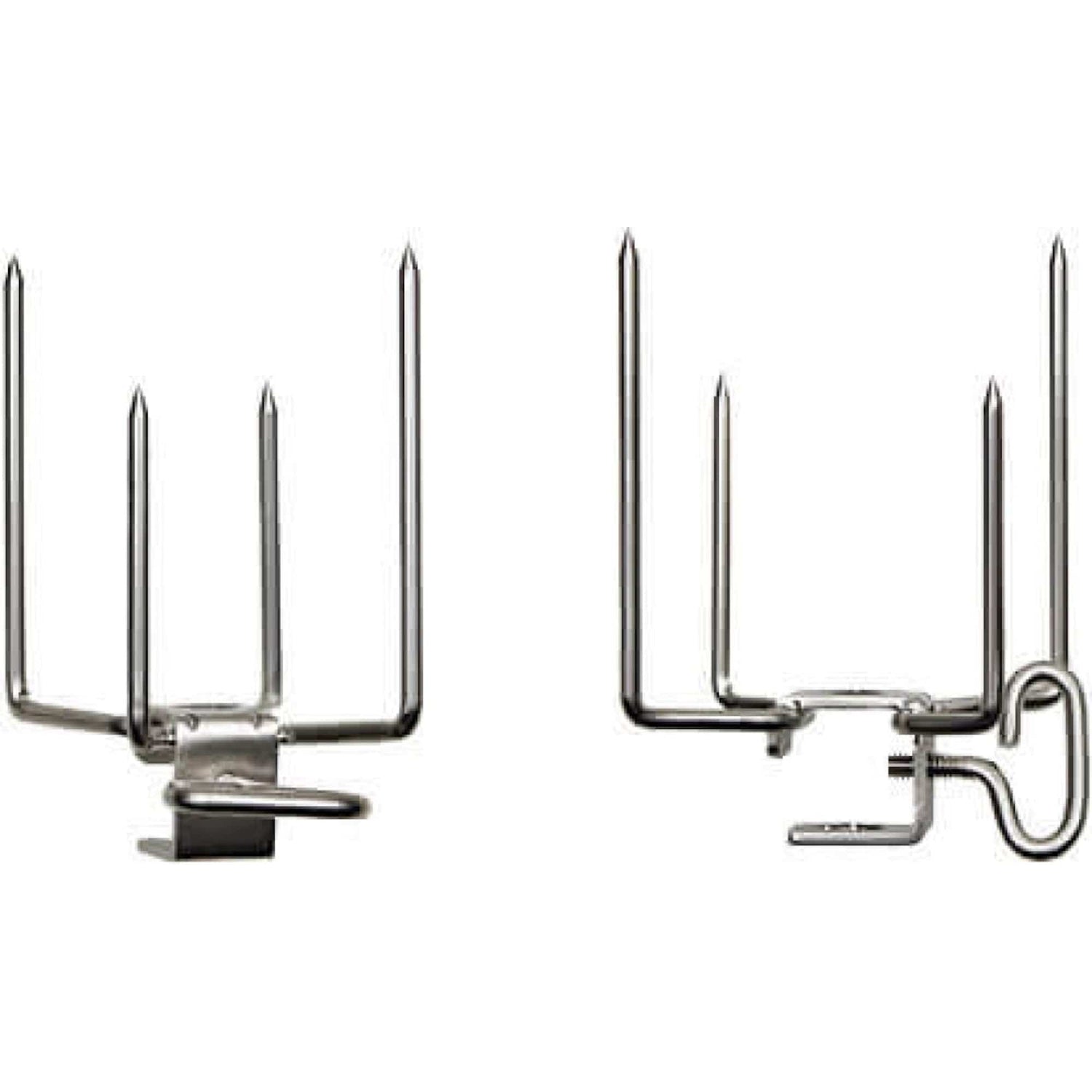 Rotisserie Forks Four Prongs open front view