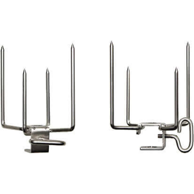 Rotisserie Forks Four Prongs open front view