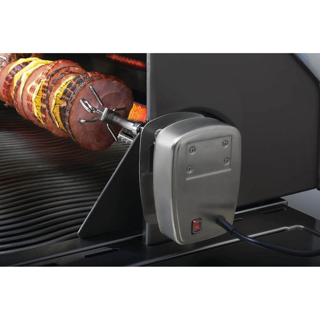Rotisserie Kit Extra Large Grills motor close-up