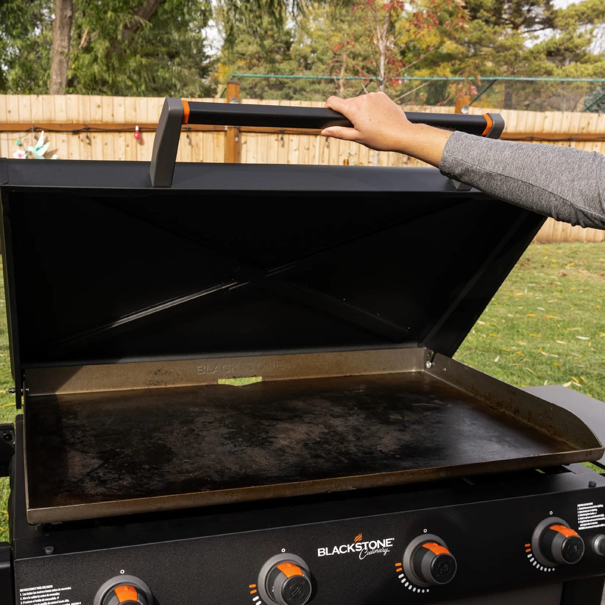 Blackstone | Culinary Series | 36 Inch Gas Griddle with Folding Side Table and Cabinet