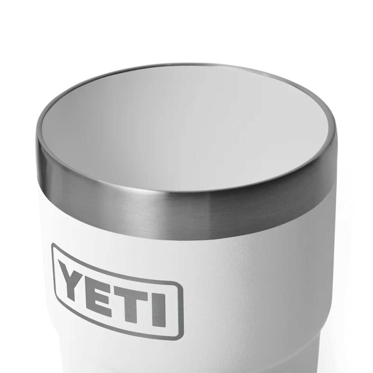 YETI | Rambler® 8 oz (236 ml) Stackable Cup With DuraSip™ Ceramic Lining | White