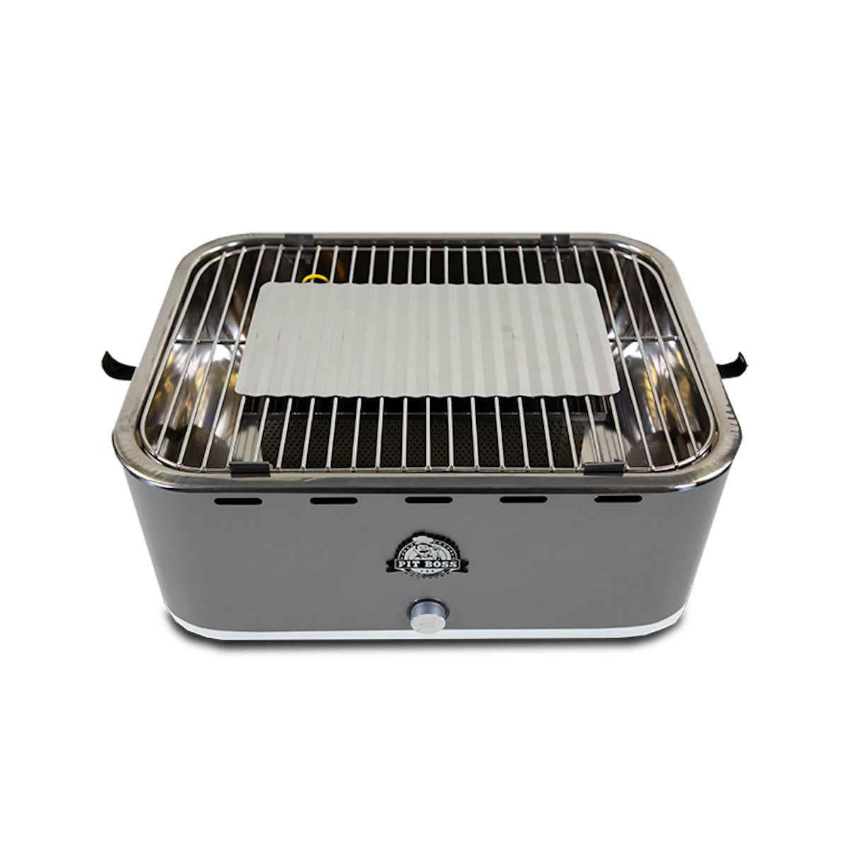 Pit Boss Grills Portable Charcoal Grill top view open