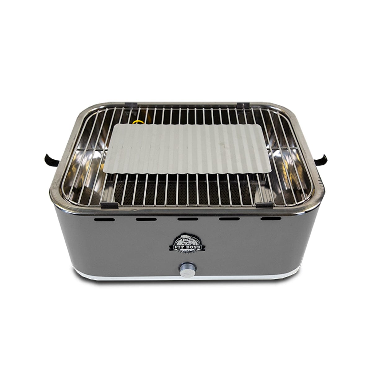 Pit Boss Grills Portable Charcoal Grill top view open