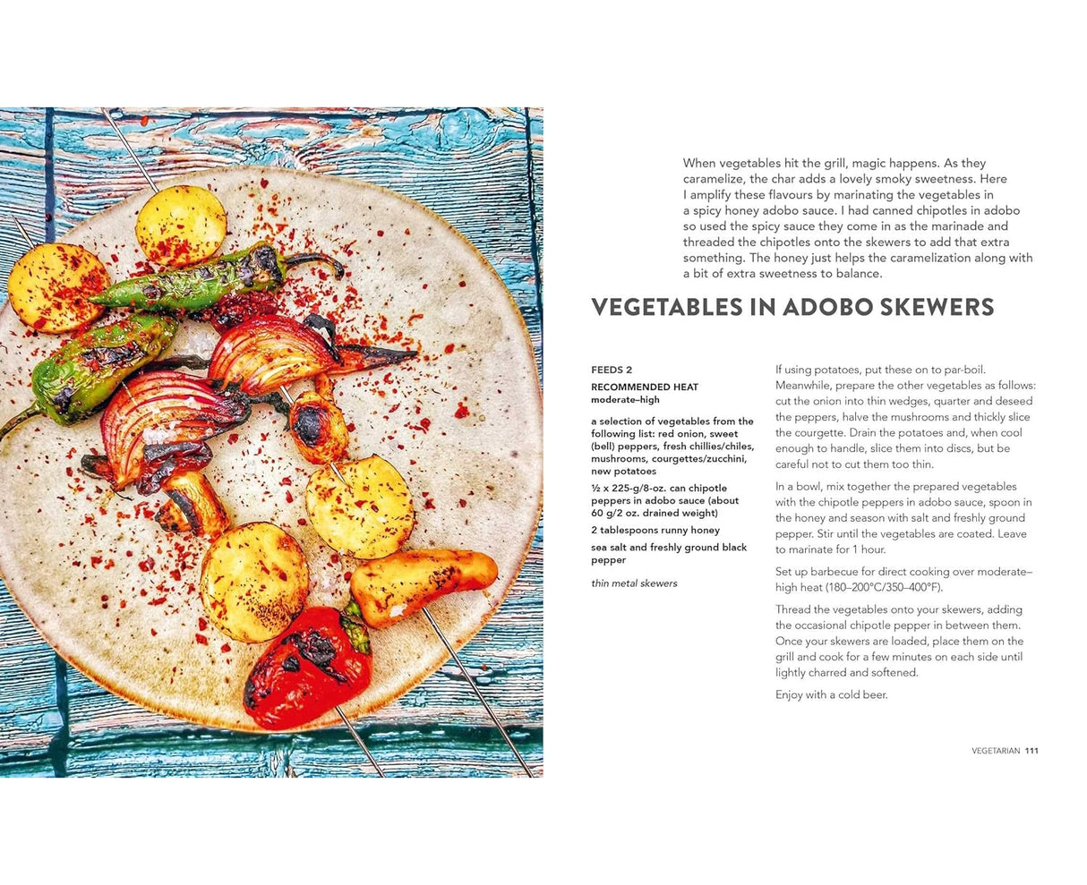 Backyard BBQ by Marcus Bawdon vegetables in adobo skewers recepy