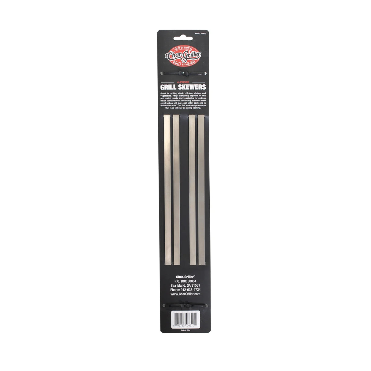 Char-Griller | 4 Piece Stainless Steel Skewers