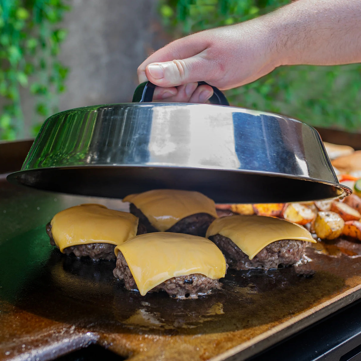 Char-Griller | Flat Iron™ Melting Dome | 12” Basting Cover