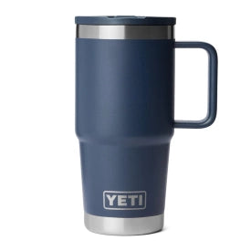 YETI | Rambler® 20 oz (591 ml) Travel Straw Mug | With Colour-Matched Straw Lid | Navy