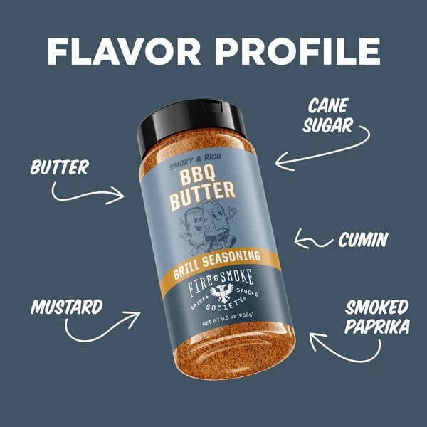 Fire & Smoke Society | BBQ Butter Grill Seasoning