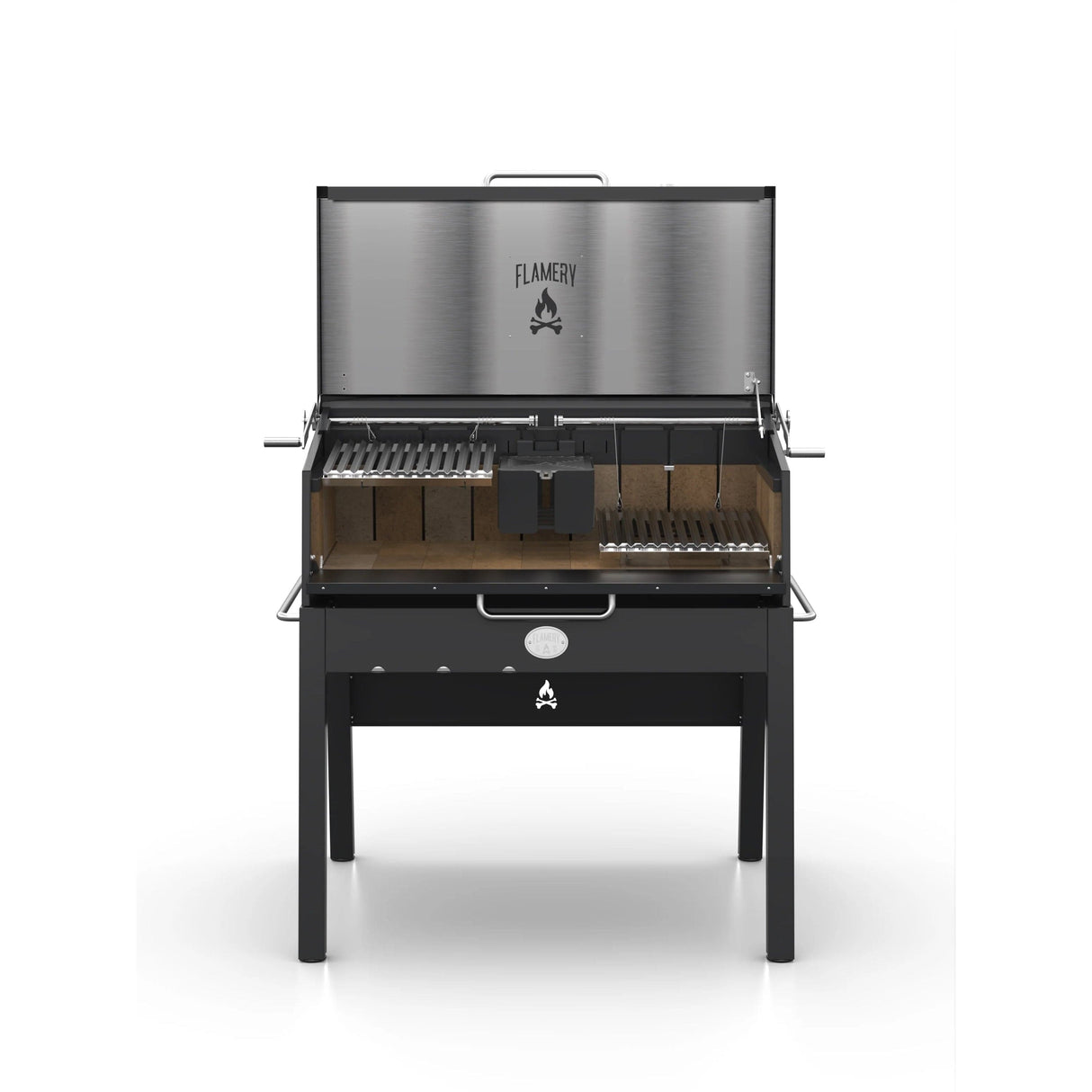 FLAMERY Large Asado Grill on Stand