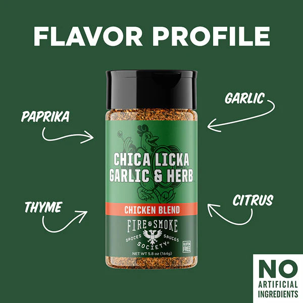 Fire & Smoke Society | Chica Licka Garlic & Herb