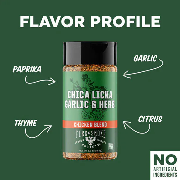 Fire & Smoke Society | Chica Licka Garlic & Herb