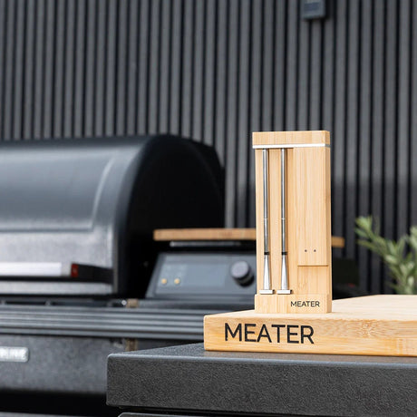 MEATER Pro Duo WiFi Thermometer in all black room