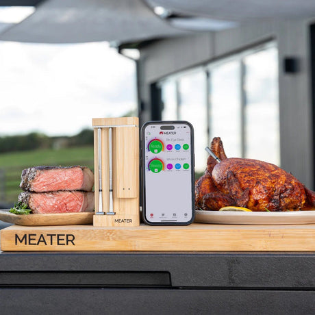 MEATER Pro Duo WiFi Thermometer phone thermometer beef and chicken