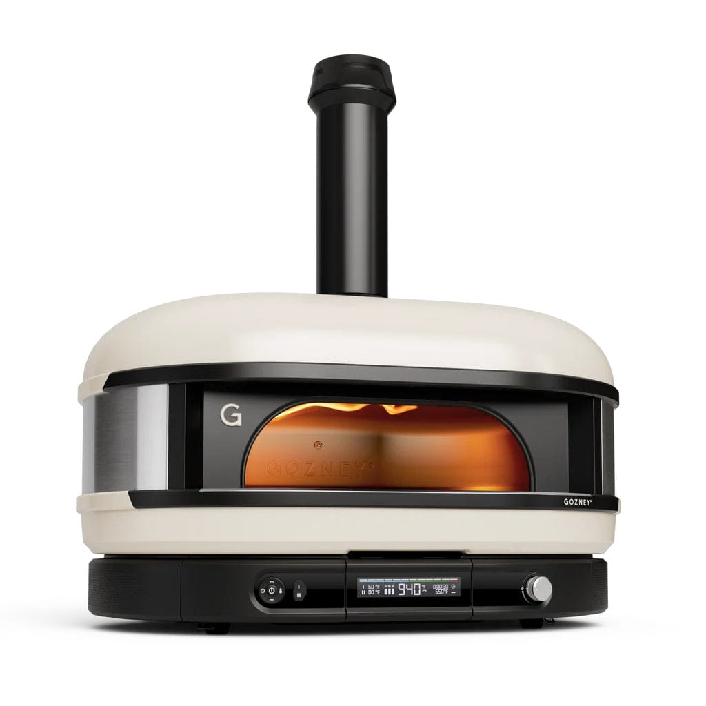 Dome XL Gen 2 Premium Pizza Oven white oven front left view
