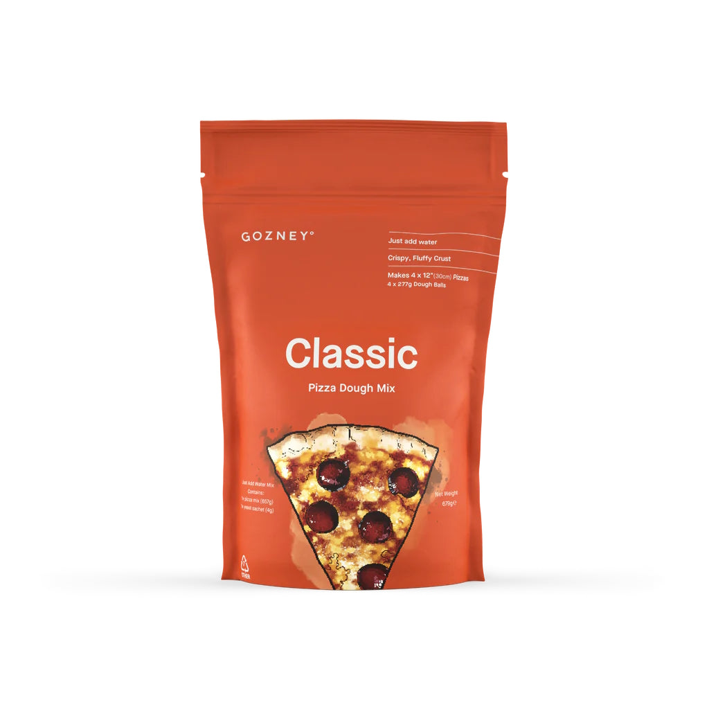 Gozney Classic Pizza Dough Mix front view on white