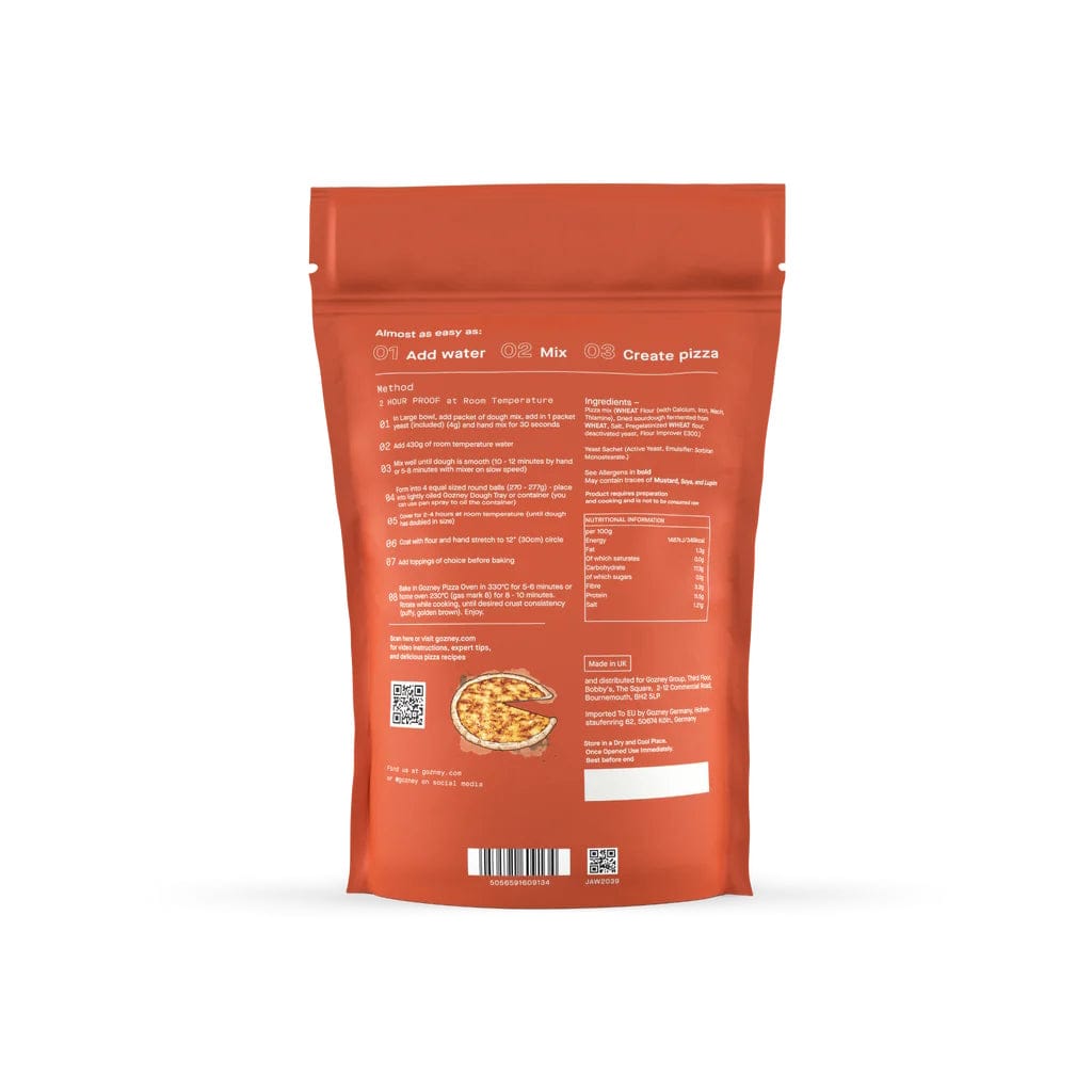 Gozney Classic Pizza Dough Mix rear view