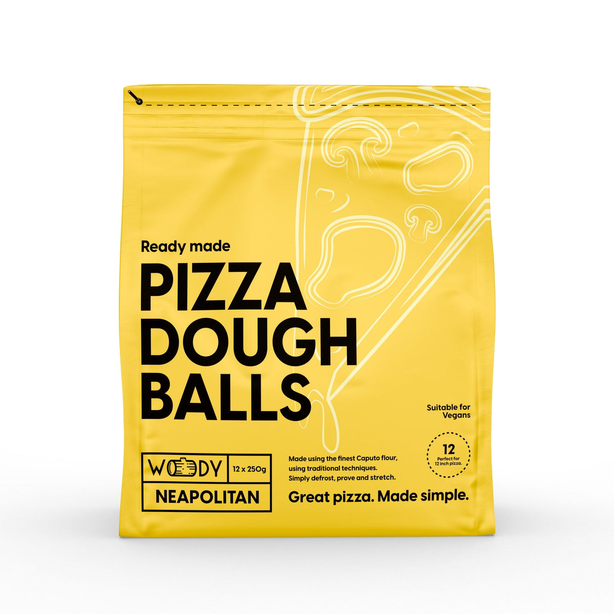 Woody Neapolitan Pizza Dough Balls