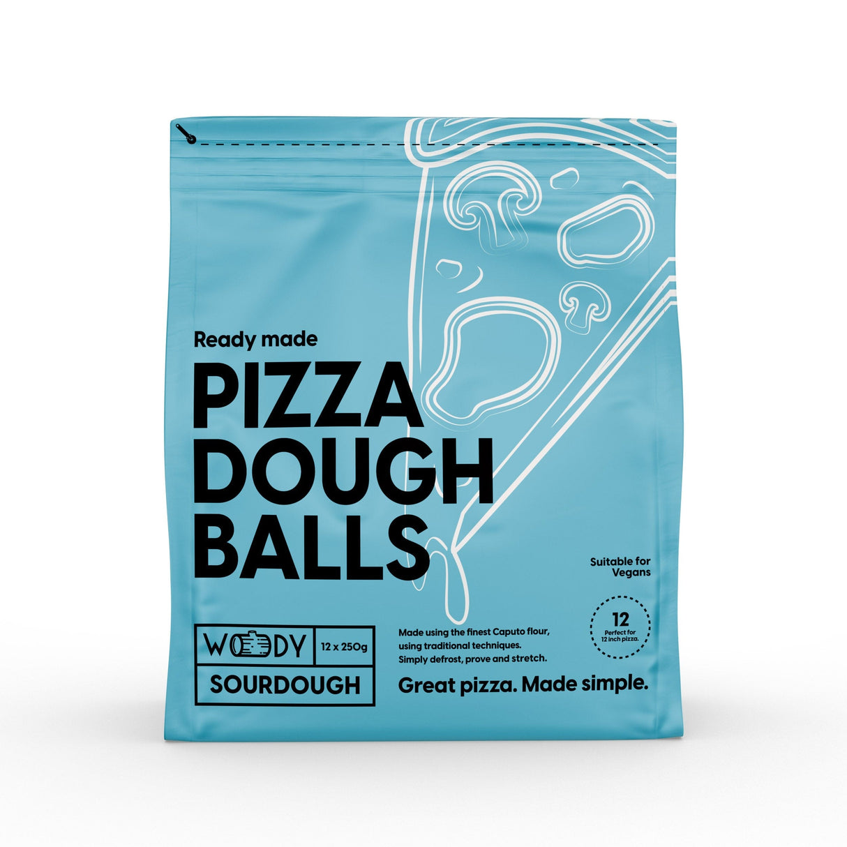 Woody Sourdough Pizza Dough Balls