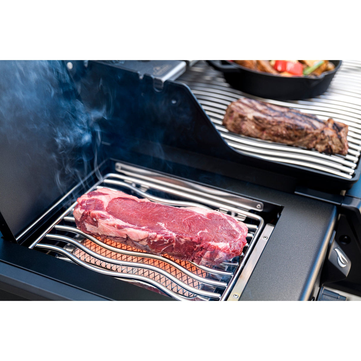 Napoleon Phantom Freestyle 425 with food