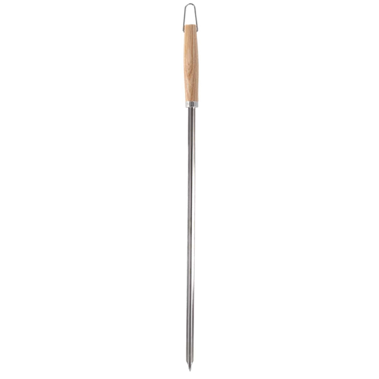 Wooden Handle V-shaped Stainless Steel  Barbecue Skewers