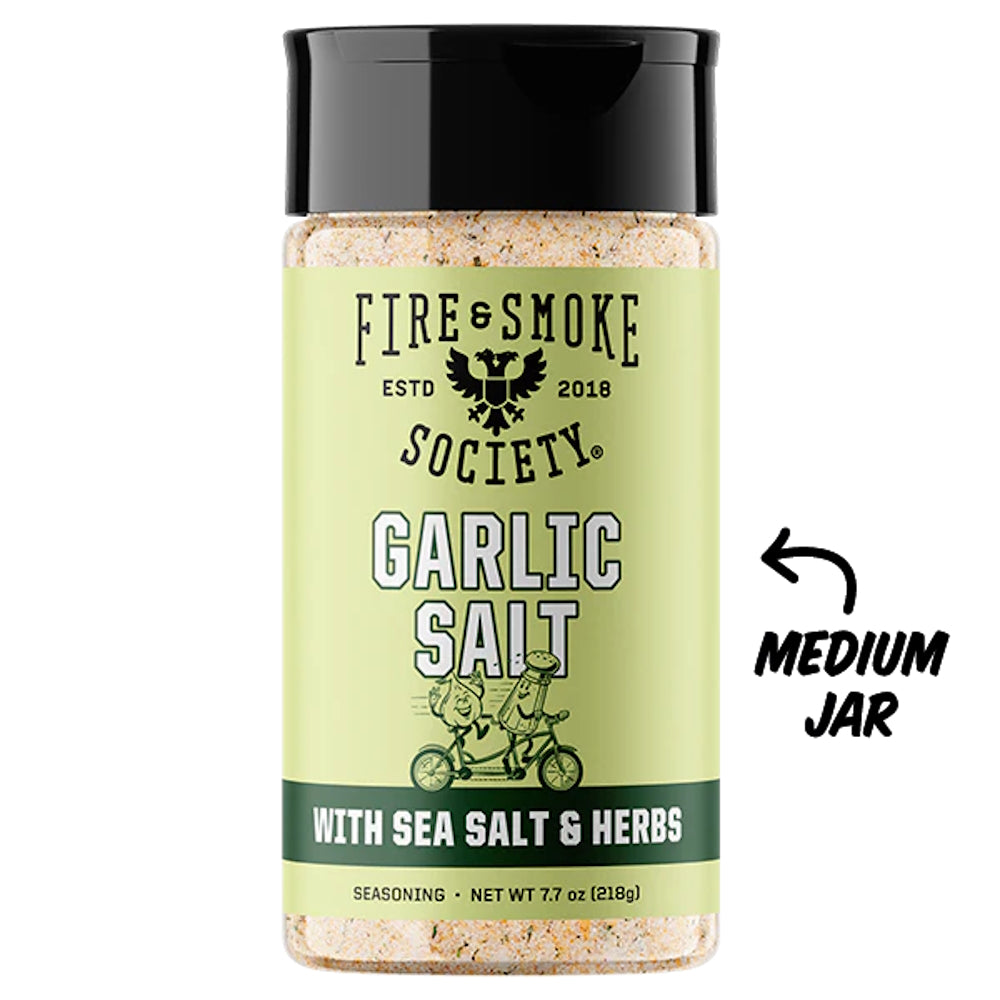 Fire & Smoke Society | Garlic Salt | All-Purpose Seasoning Blend