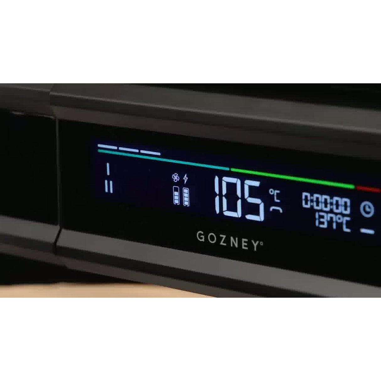 Wood-Fire Control Kit thermometer close up