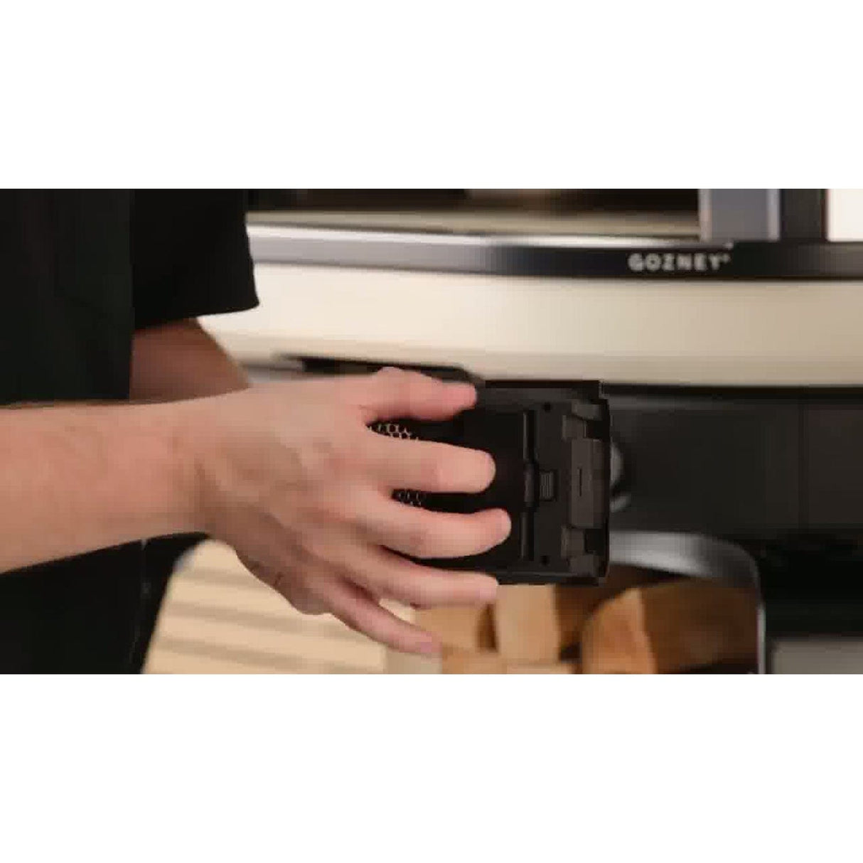 Wood-Fire Control Kit hands holding kit