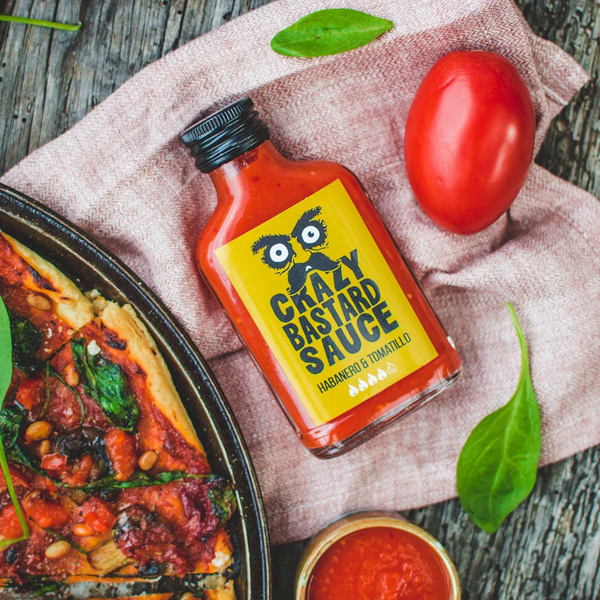 Crazy Bastard Sauce | Habanero & Tomatillo Chilli Sauce