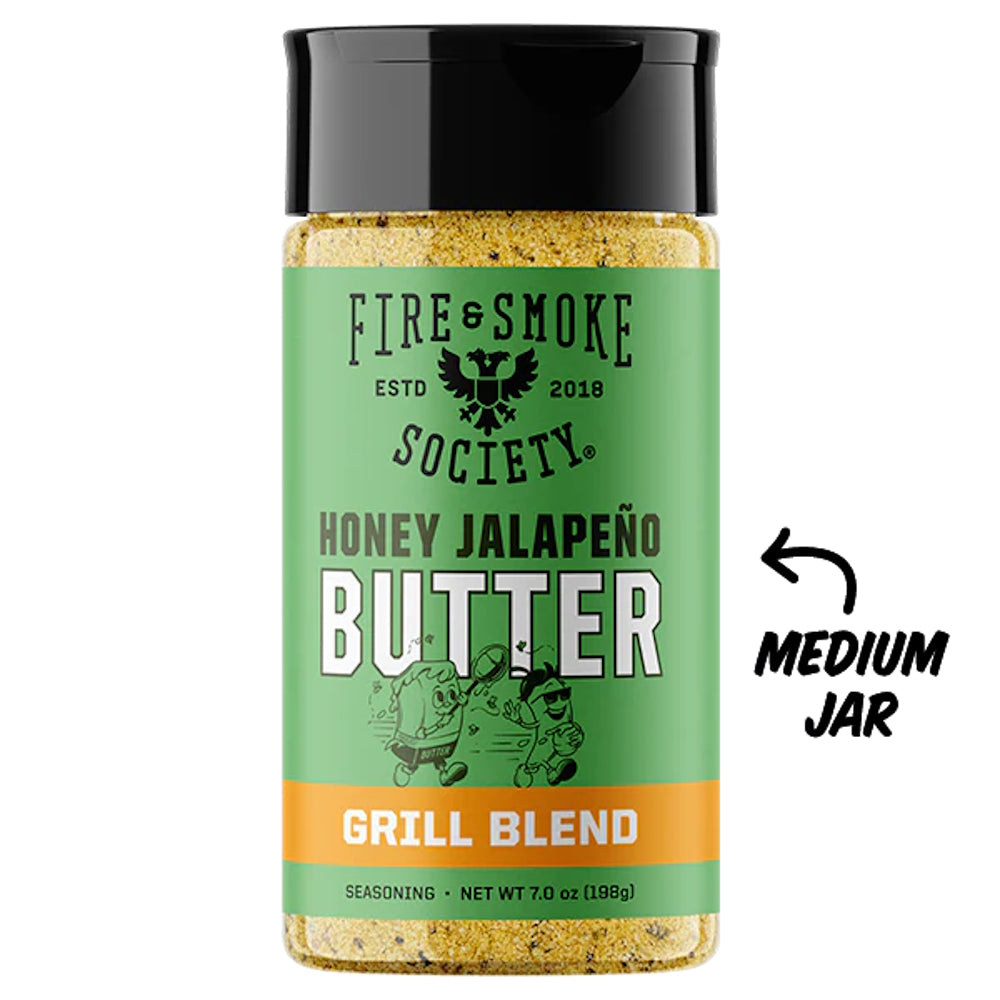 Fire & Smoke Society | Honey Jalapeno Butter | Taco Seasoning | Grill Blend